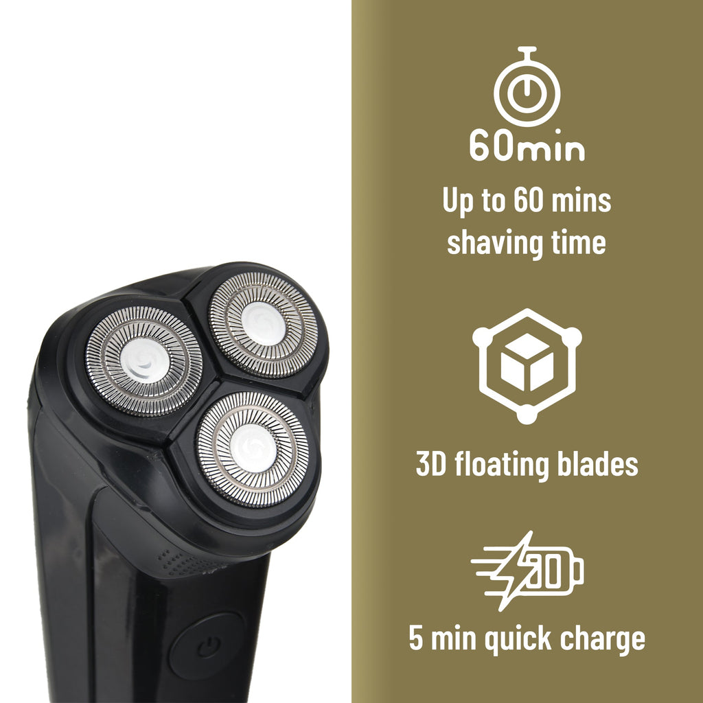 Ultimate Men's Grooming Bundle - Rechargeable Electric Shaver & Premium Men's Shaving Kit-2