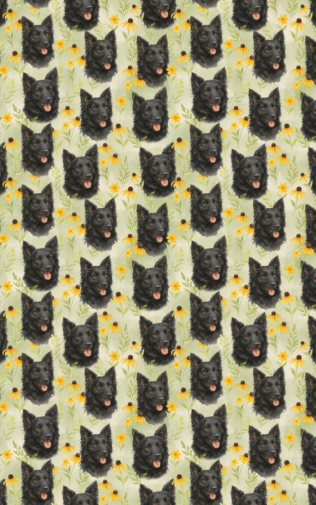 Golden Glow Pup Wrapping Paper
