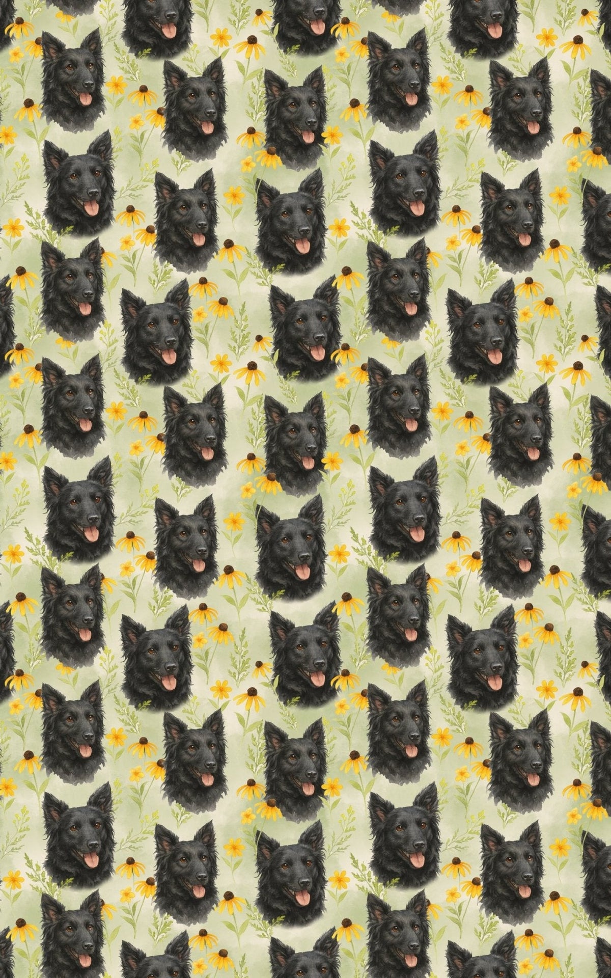 Golden Glow Pup Wrapping Paper