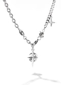 Stellar Star and Moon Pendant Necklace