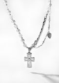 Cross Pearl Necklace