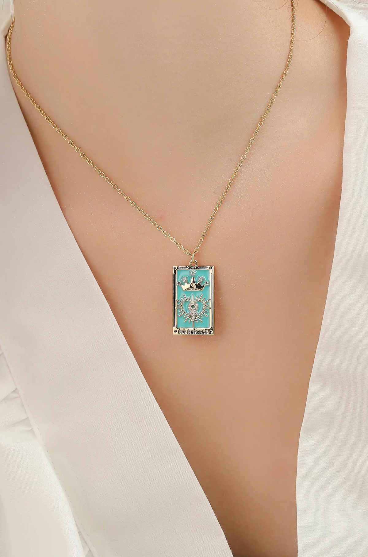 Tarot Card Necklace