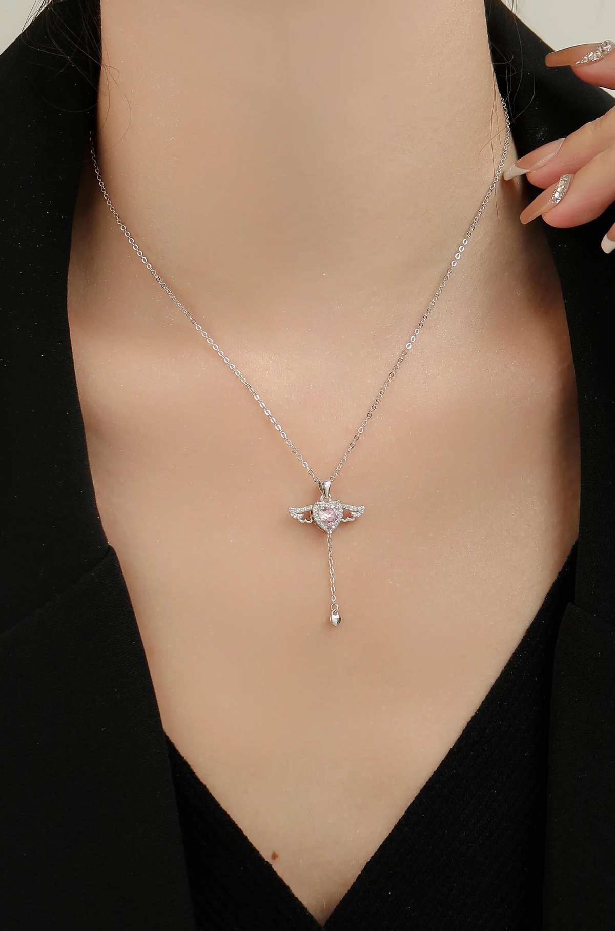 Winged Heart Necklace