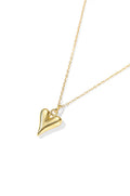 Dali's Gold Heart Pendant Necklace