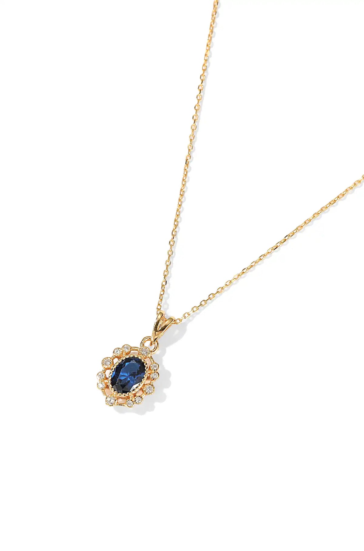Blue Stone Necklace