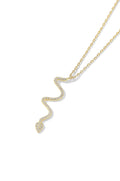 Rhinestone Snake Necklace