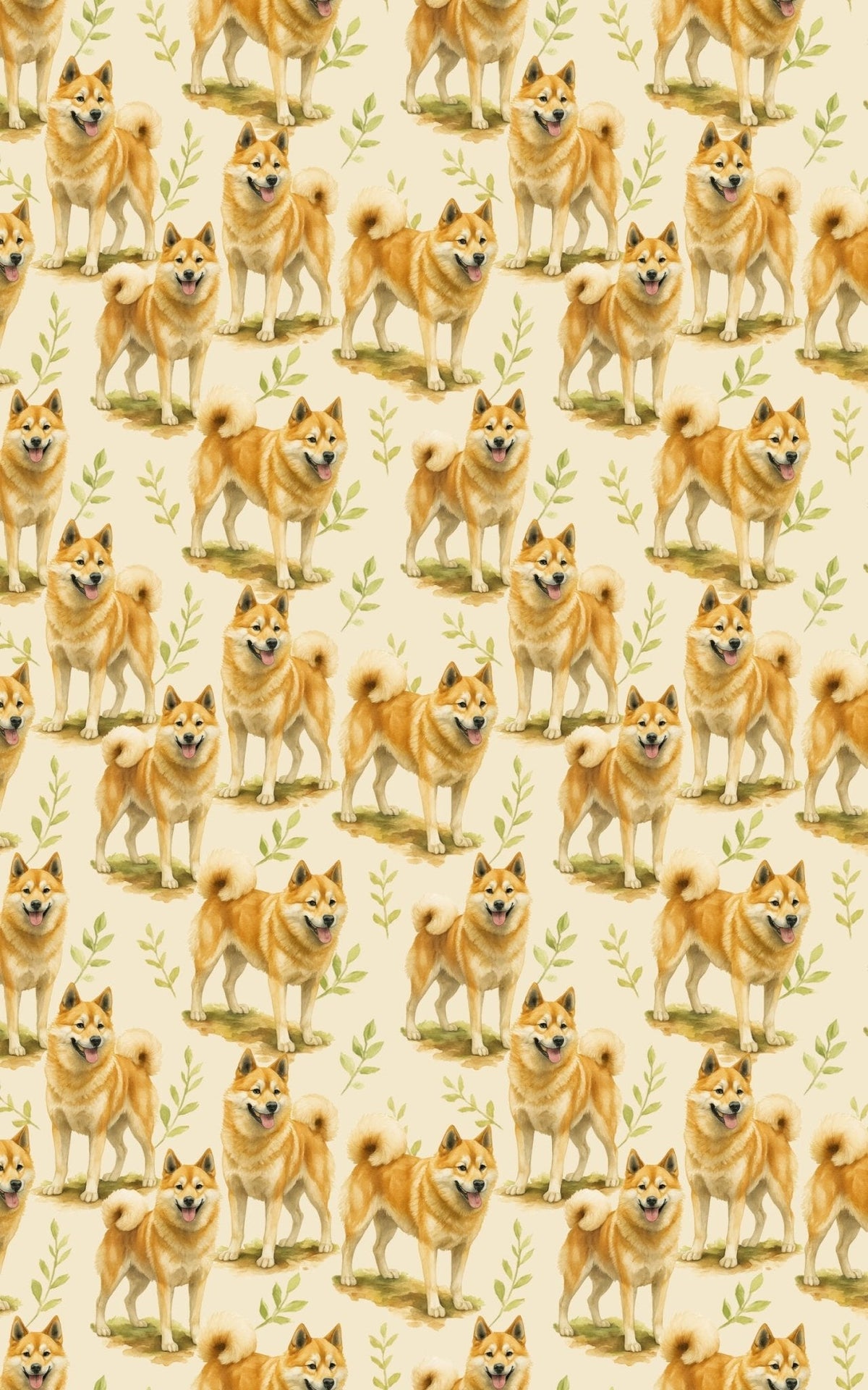 Falling for Buhunds Wrapping Paper