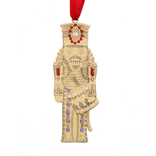 The Nutcracker Prince Drummer Ornament (Bronze)