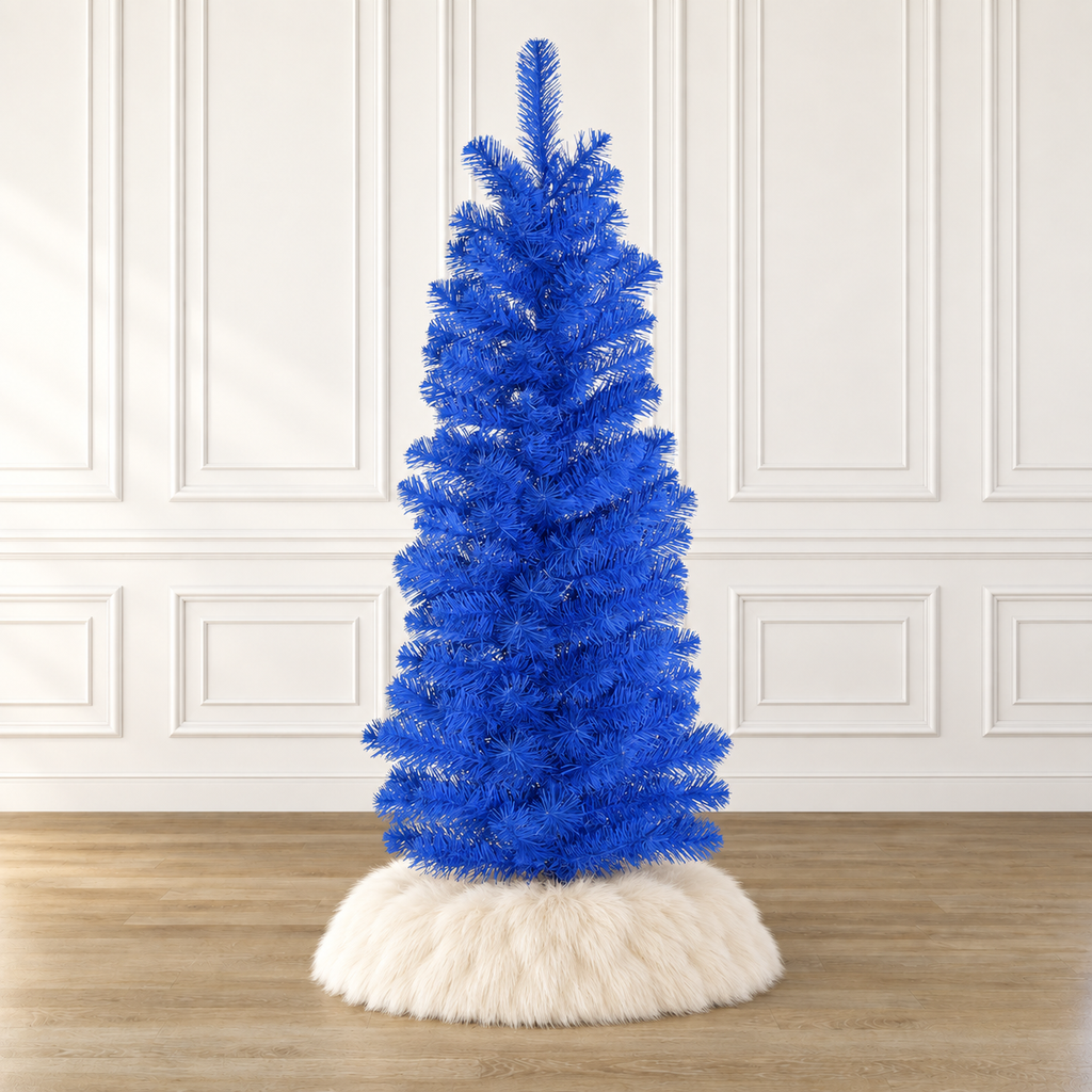 3' Blue Tabletop Christmas Tree