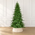 9' TREE, 1673 TIPS, METAL STAND, 58" DIA
