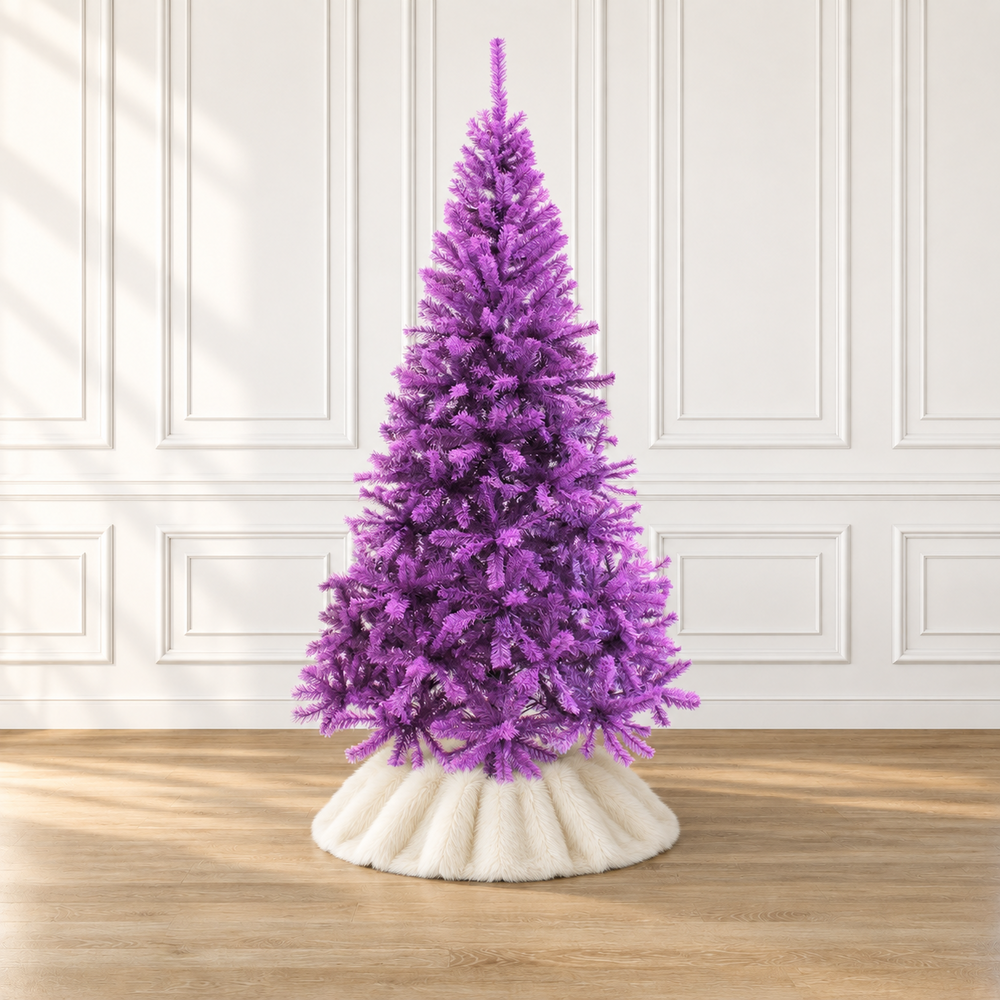 Purple Canadian Pine Halloween Christmas Tree