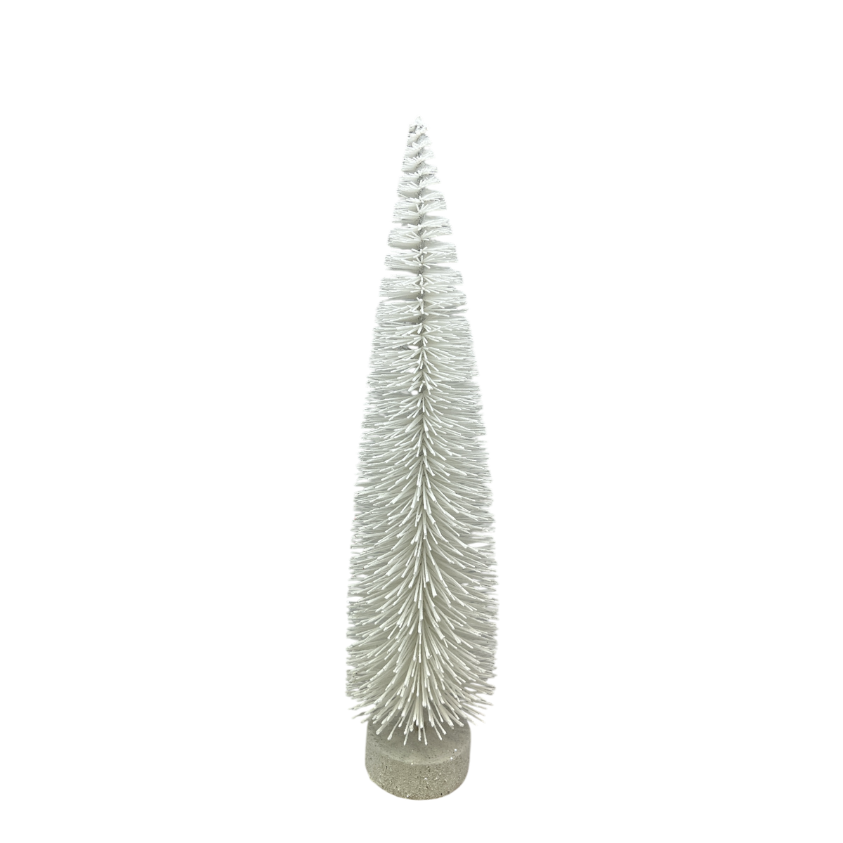 Holiday White Bottle Brush Tree