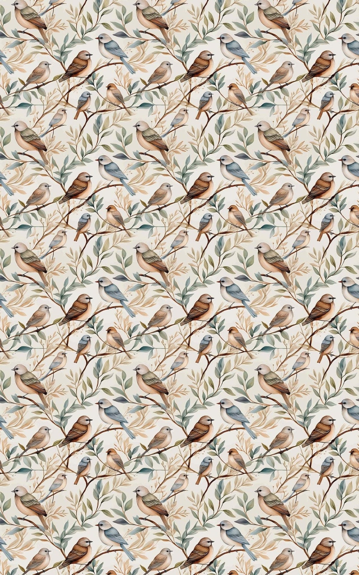 Perch & Leaf Wrapping Paper