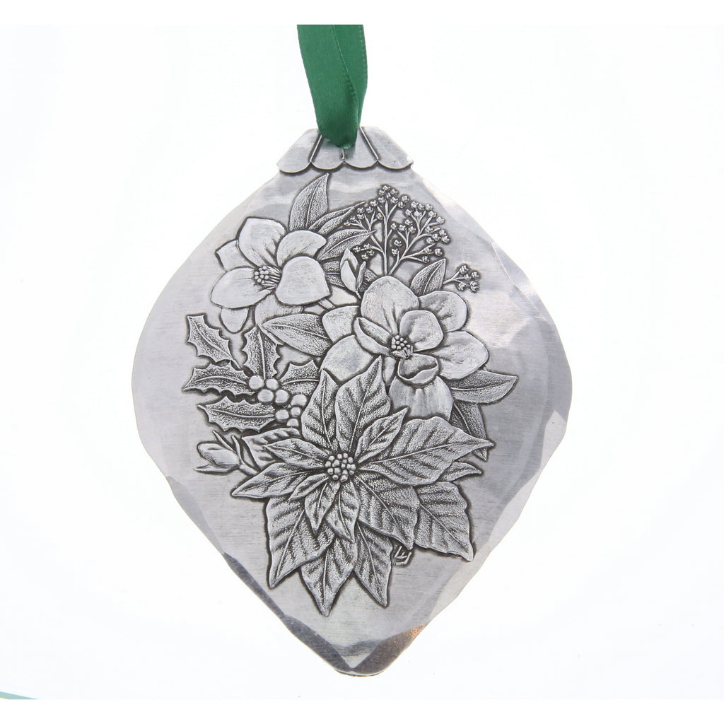 Poinsettia Bulb Ornament