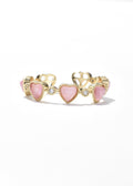 Heartstrings Pink Stone Ring