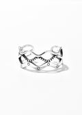 Retro Starry Wave Ring