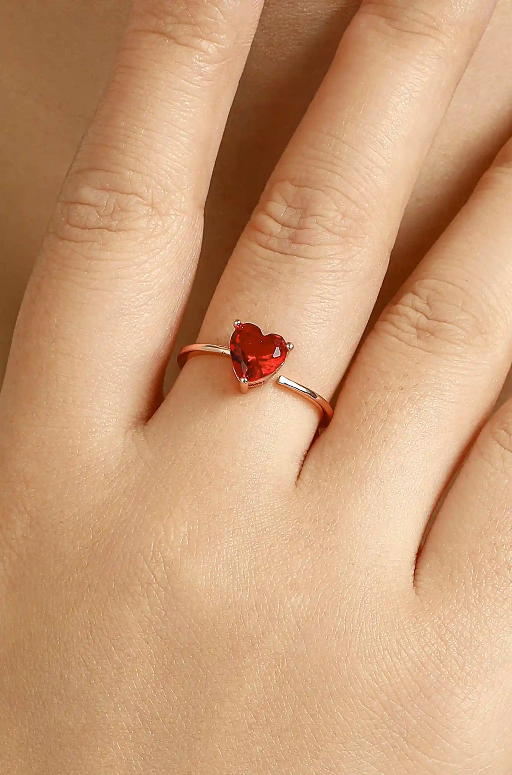 Red Heart Ring