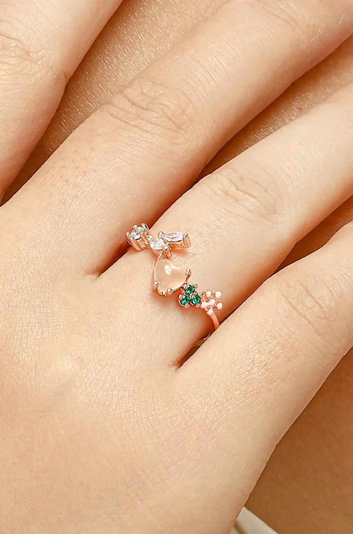 Pink Heart Ring