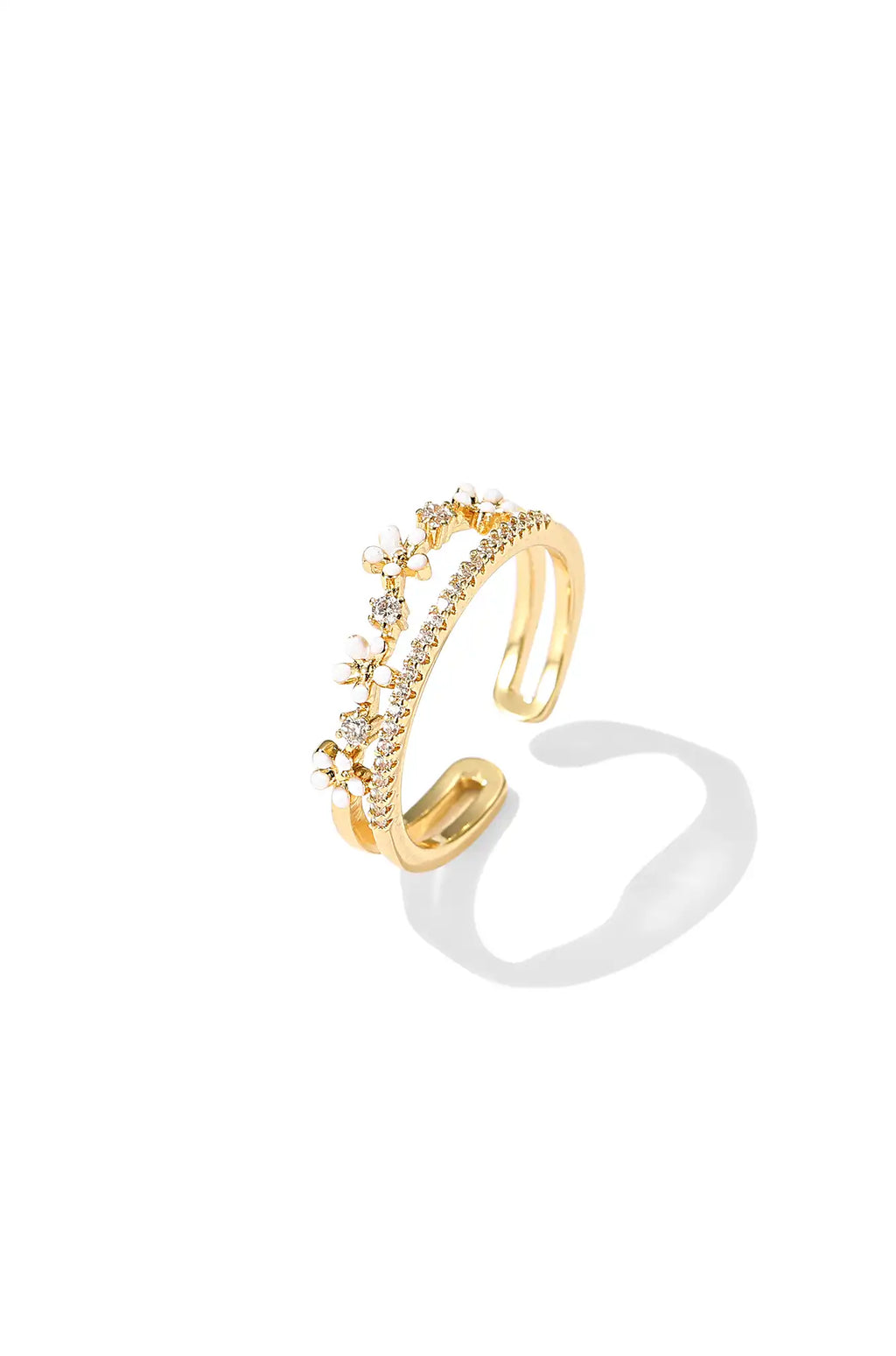 Flower Gold Ring