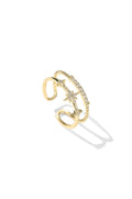 Celestial Triple Star Ring