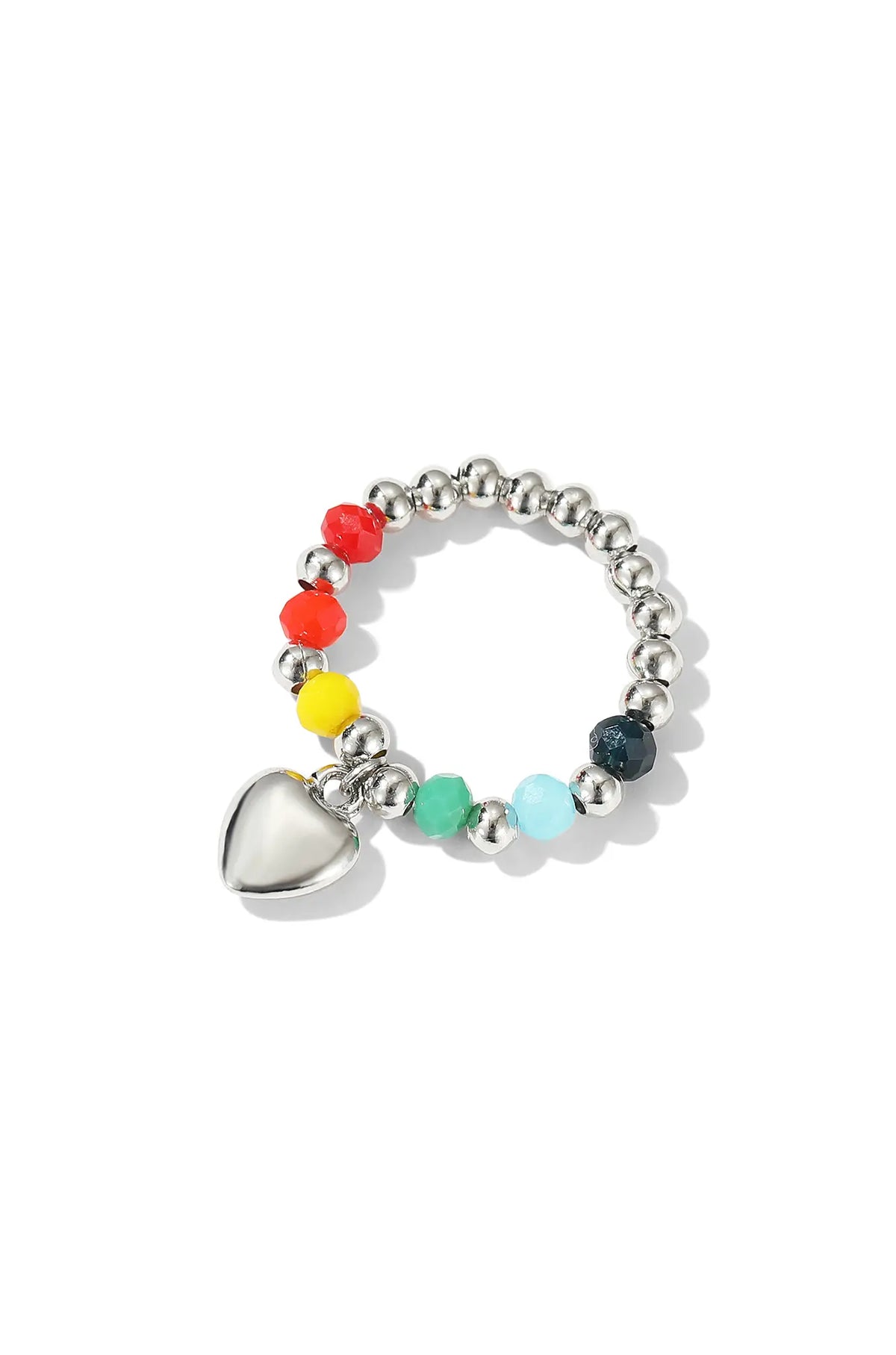 Beaded Rainbow Ring