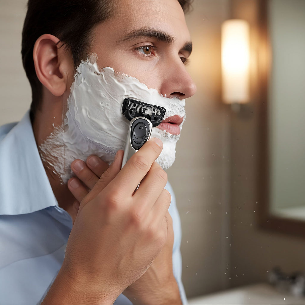 Ultimate Men's Grooming Bundle - Rechargeable Electric Shaver & Premium Men's Shaving Kit-3