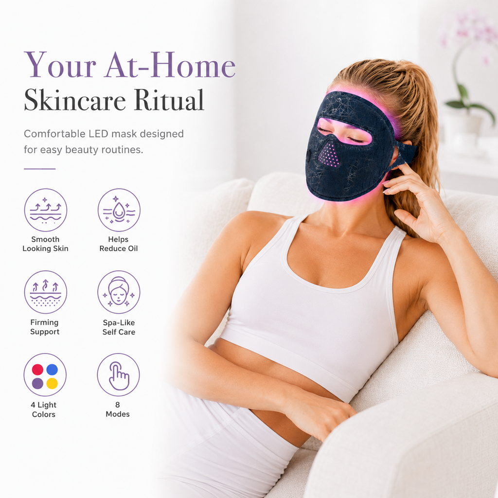 LED Red Light Therapy Face Mask