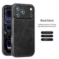 For Magsafe Magnetic Leather Phone Case For iPhone