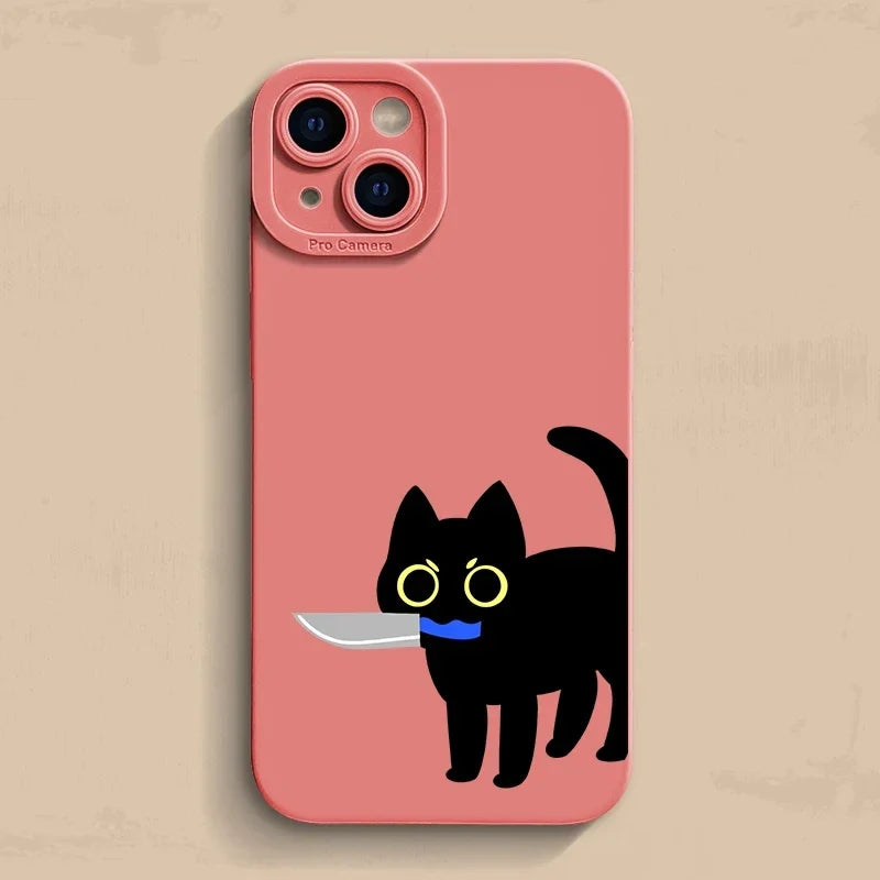 Creative Funny Cat Phone Case