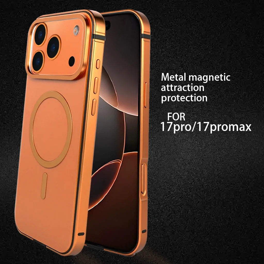 High End Magnetic Original Color Backplate Phone Case, For IPhone