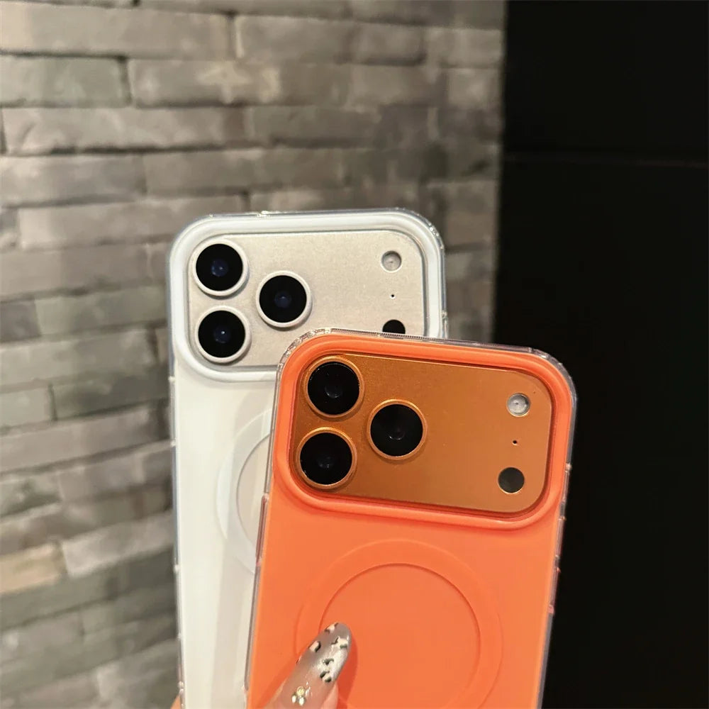 Luxury Frosted Magnetic Case For Magsafe Magnetic Phone Case For iPhone
