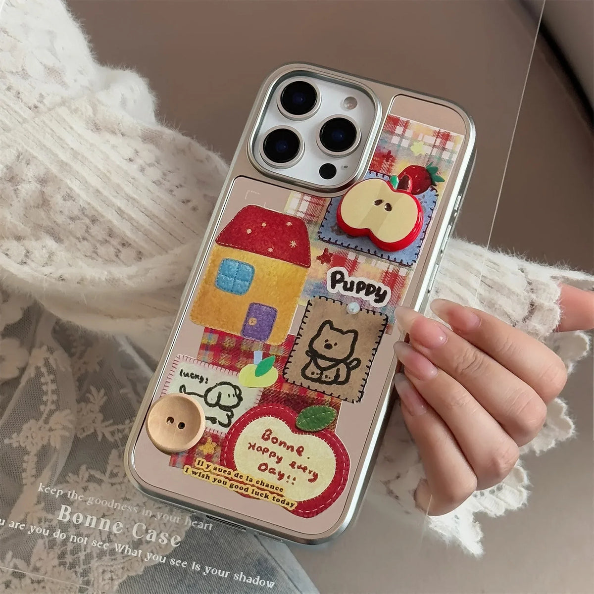 Ins 3D Phone Case with Lanyard For iPhone