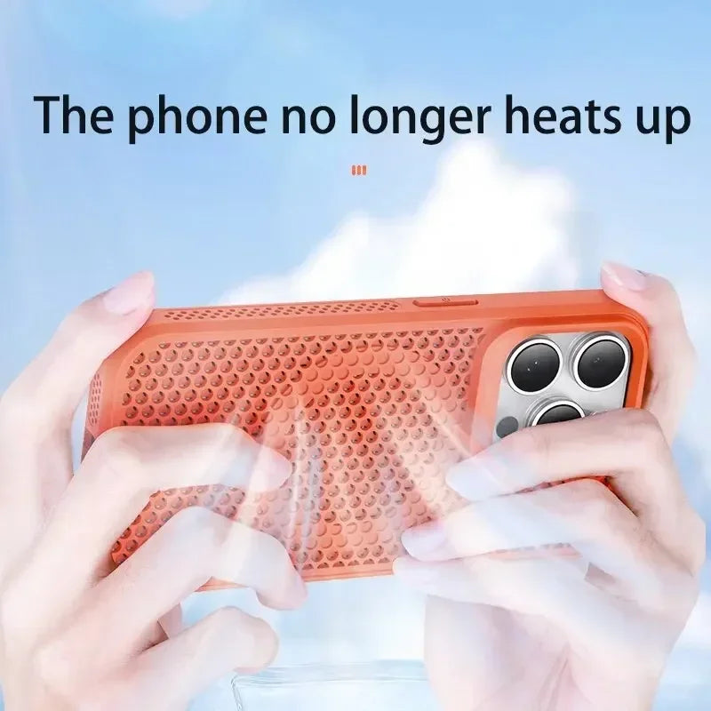 Cooling Heat Dissipation Magnetic Phone Case For iPhone