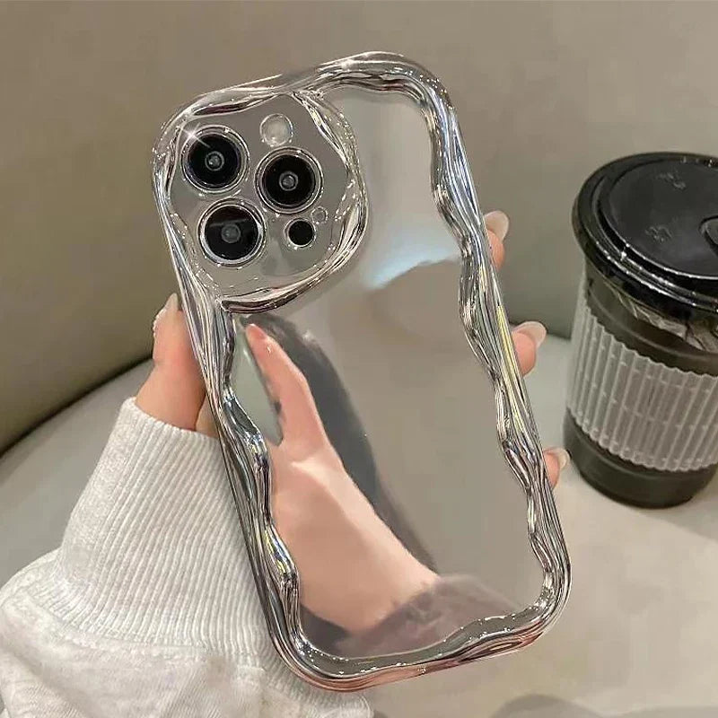 Luxury Plating Makeup Mirror Phone Case