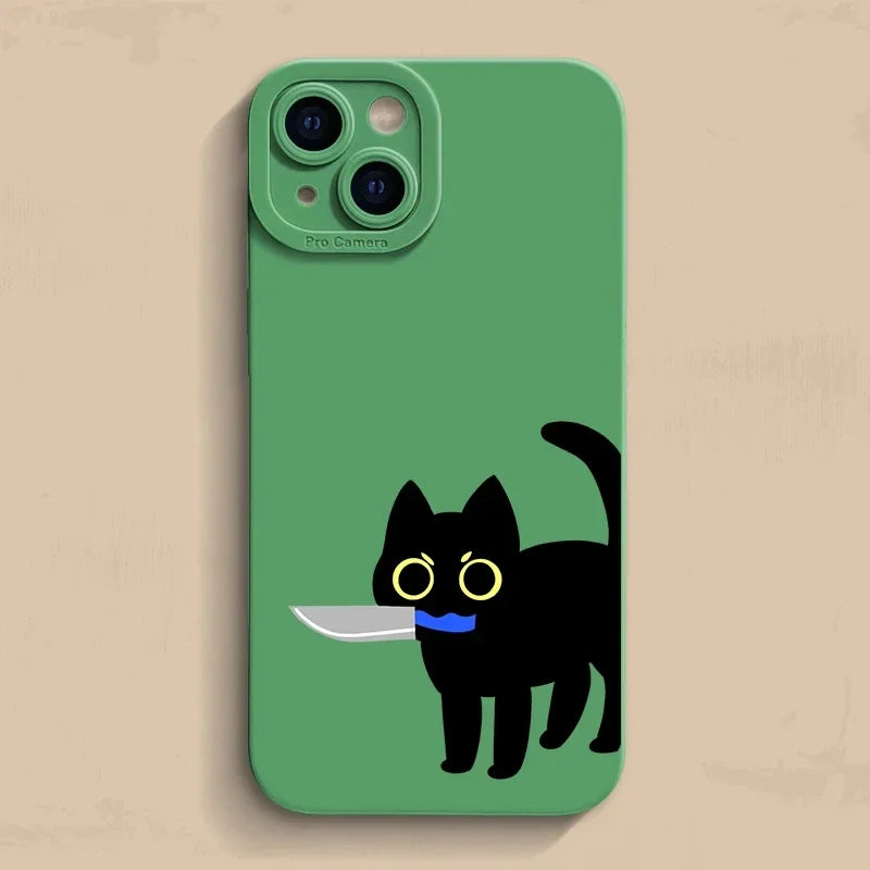 Creative Funny Cat Phone Case