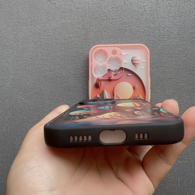 Printing Landscape Phone case For iPhone