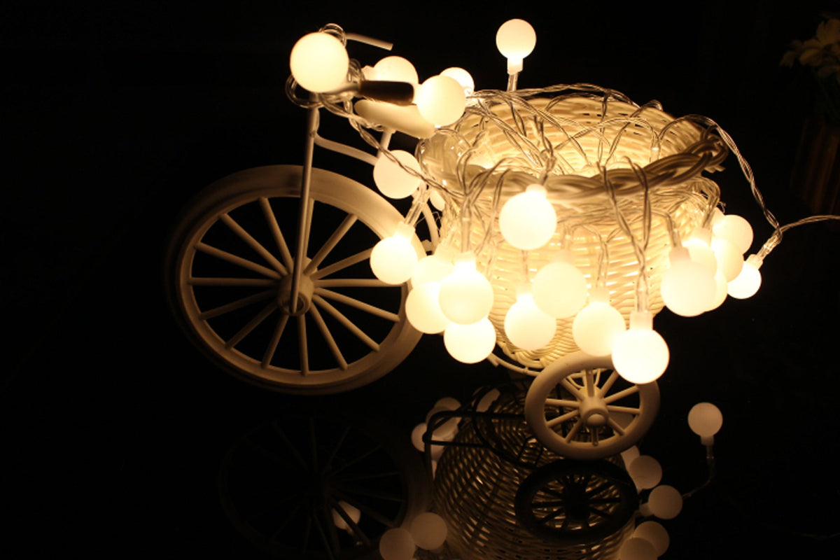 50 LED String Light Bulb w/ connector - Warm White