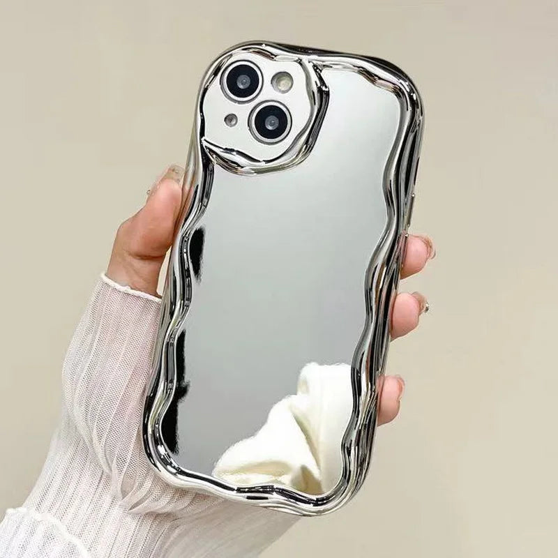 Luxury Plating Makeup Mirror Phone Case