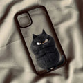 Funny Cool Cat Clear Phone Case