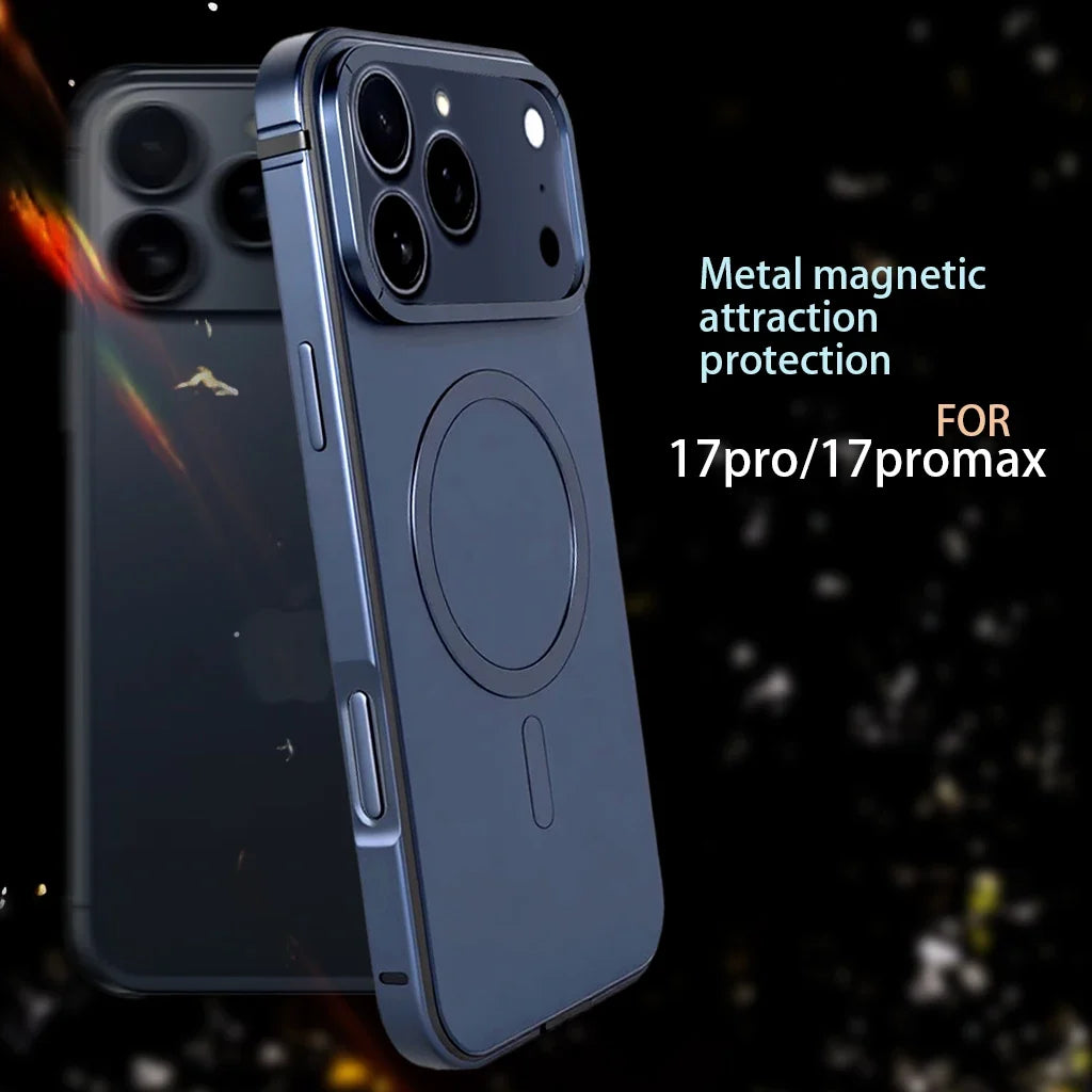 High End Magnetic Original Color Backplate Phone Case, For IPhone