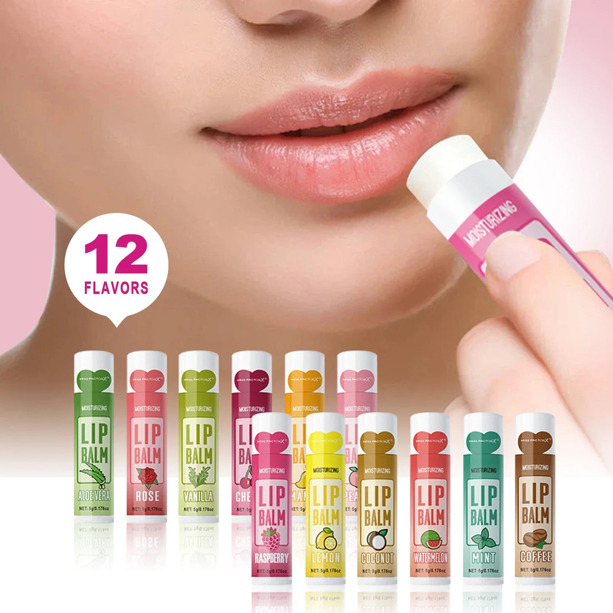 Hand Cream and Lip Balm Gift Set, 12 Piece