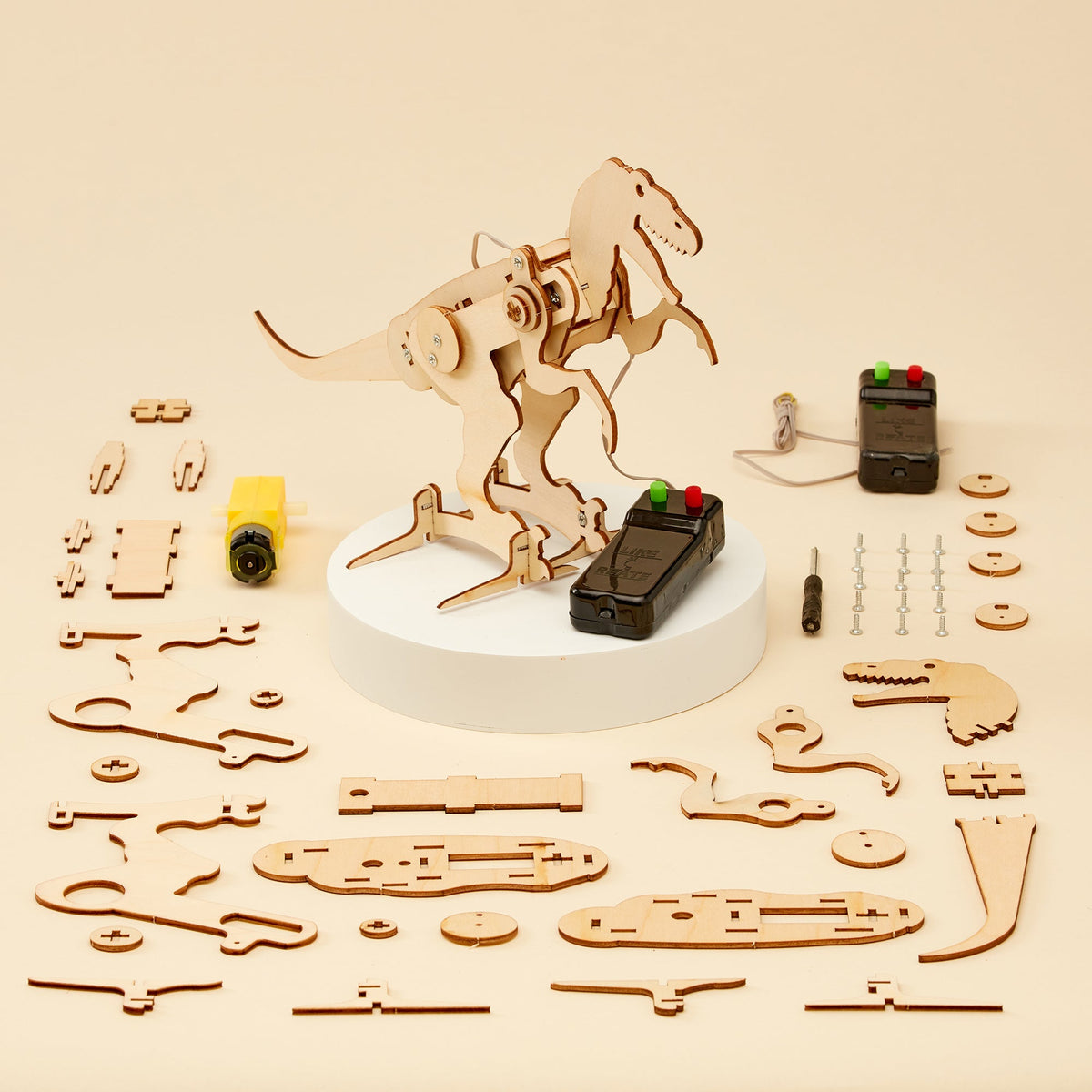 Dinosaur Robot T-Rex DIY Kit, Educational STEM Toy