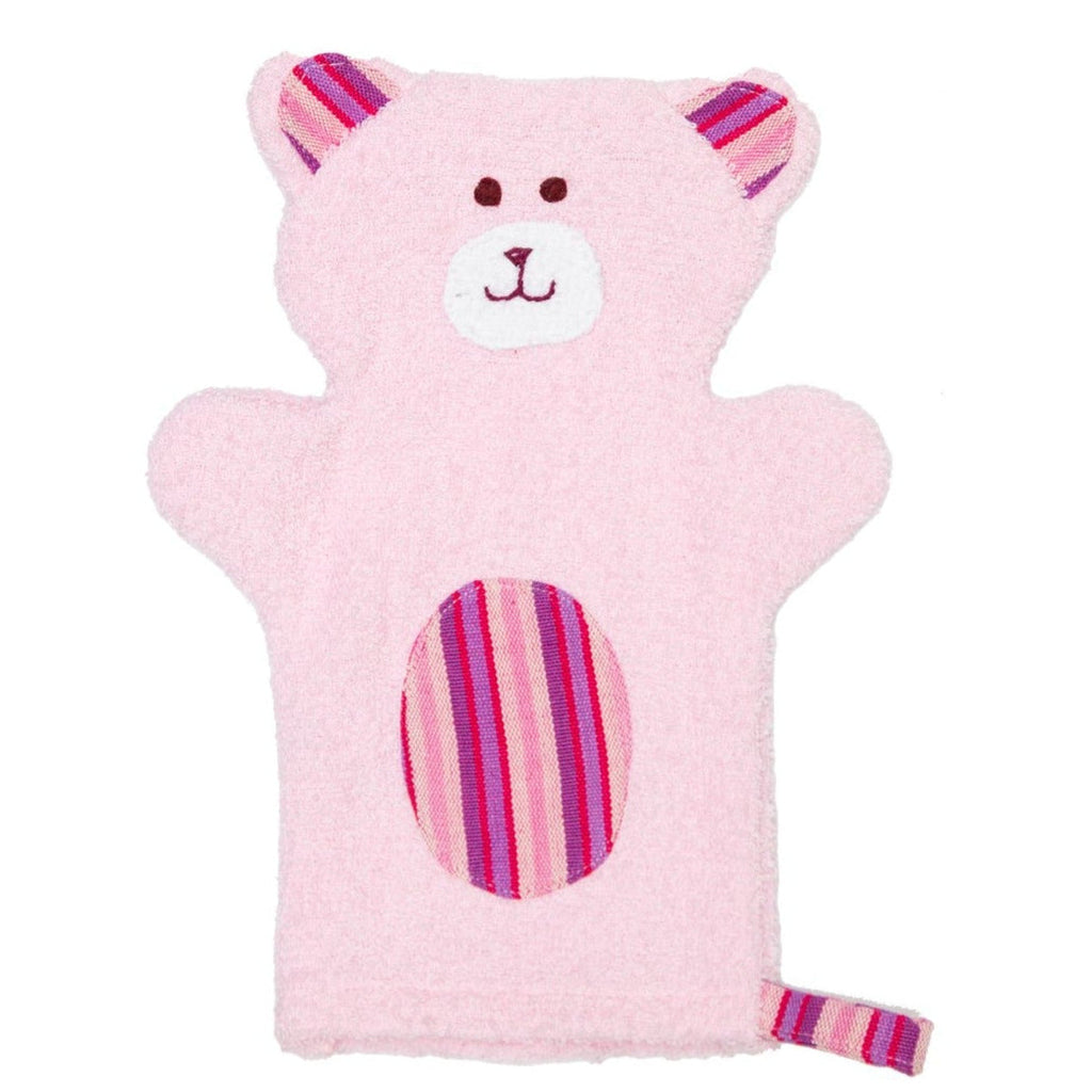 Bear Bath Mitt & Washcloth - Oakley the Bear