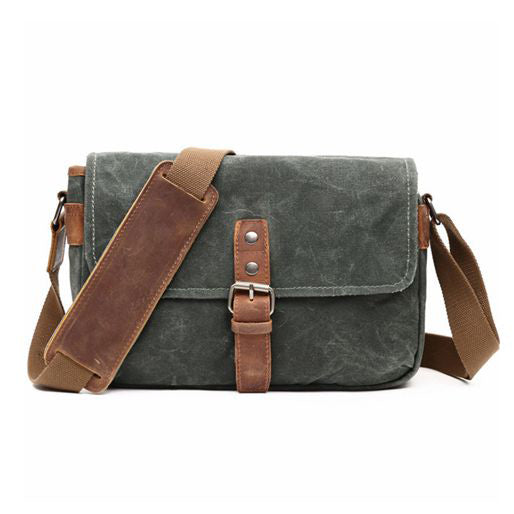 Waterproof Waxed Canvas Camera Bag, Small Camera Bag, Shoulder Bag FX8816