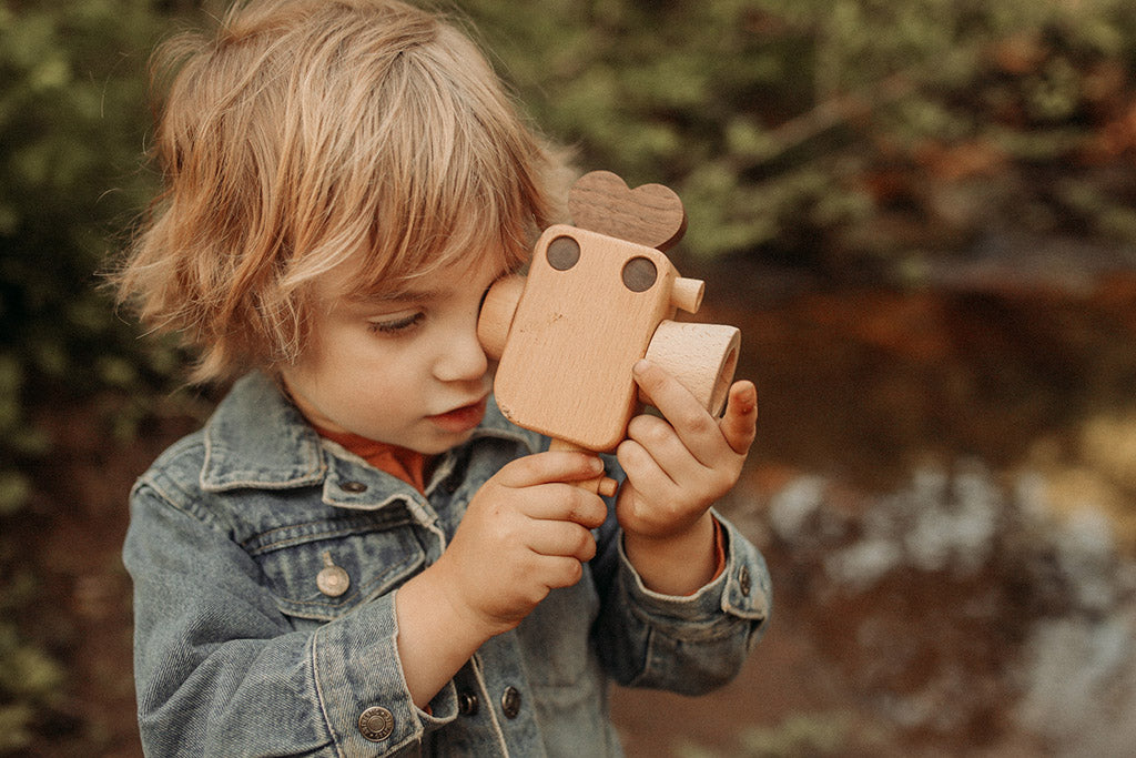 Super 8 Wooden Toy Camera
