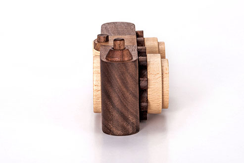 Twinkle Camera - Walnut Camera Body W/ Beechwood Lenses