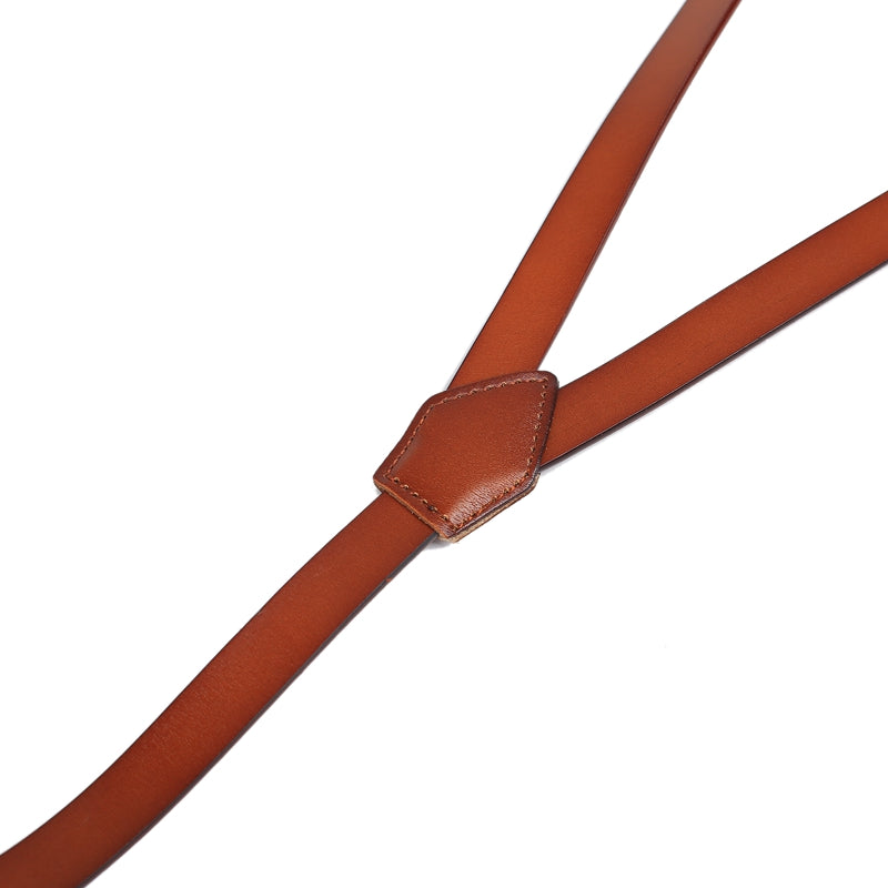 Leather Suspenders, Groomsmen Suspenders, Men's Braces