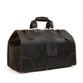 Vintage Style Large Crazy Horse Leather Duffle Bag