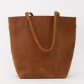 Crazy Horse Leather Tote Bag Vintage Leather Handbag Big Capacity Women Everyday Tote