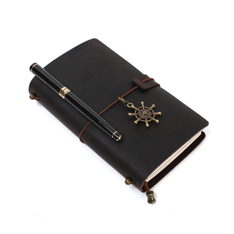 Handmade Leather Journal, Journals for Men, Leather Notebook, Rustic Leather Diary 00002